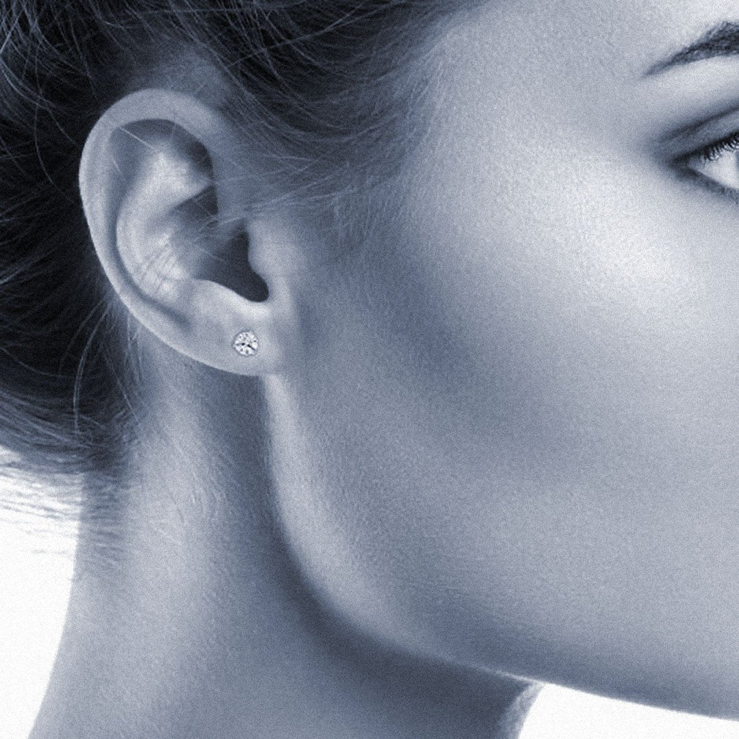 Solitaire Earrings